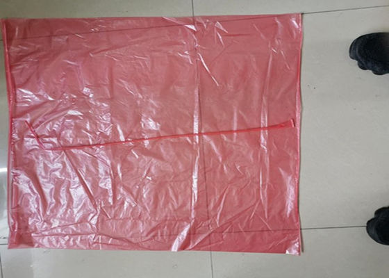 Túi giặt hòa tan trong nước nóng màu hồng dùng cho vải lanh bệnh viện 840mm x 660mm x 25um