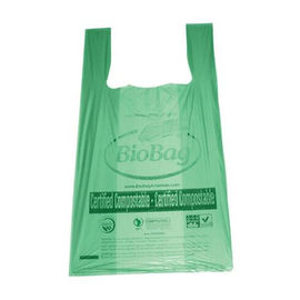 Túi nhựa mua sắm compostable, bao bì tùy chỉnh in T túi áo
