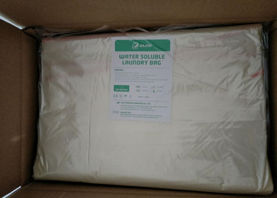 Polyvinyl Alcohol Hospital Túi giặt hòa tan trong nước với dải màu đỏ Kích thước tùy chỉnh được chấp nhận